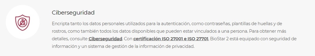 BioStar2-ENT Software de Acceso, para SUPREMA, Licencia Enterprise, 1,000 puertas