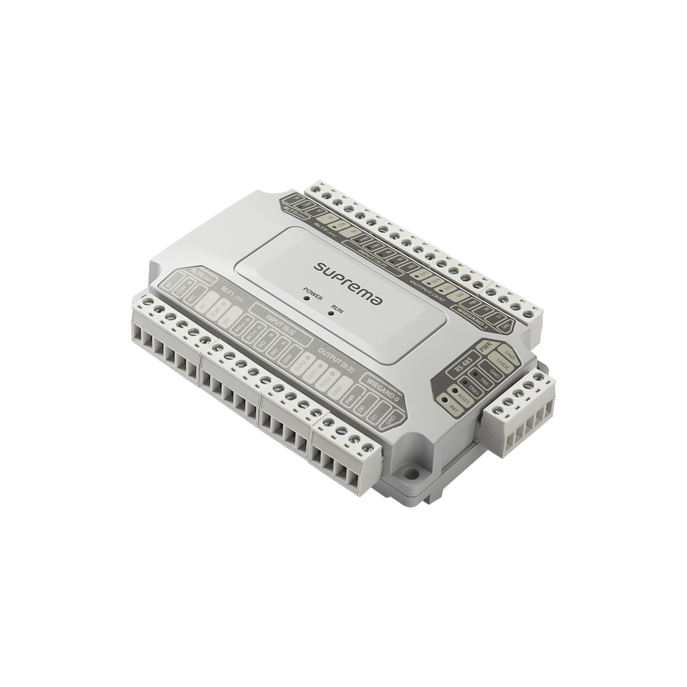 DM-20 Módulo para Control de Puertas / 2 Entradas/Salidas Weigand / 4 Salidas de Relevador tipo C / Uso con BioStar 2