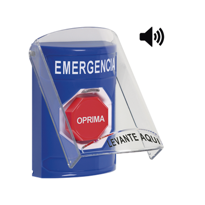 Boton de Emergencia con Bocina de Advertencia Integrada