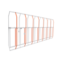 Rastrillera de altura completa para GT4(1.7 mts)